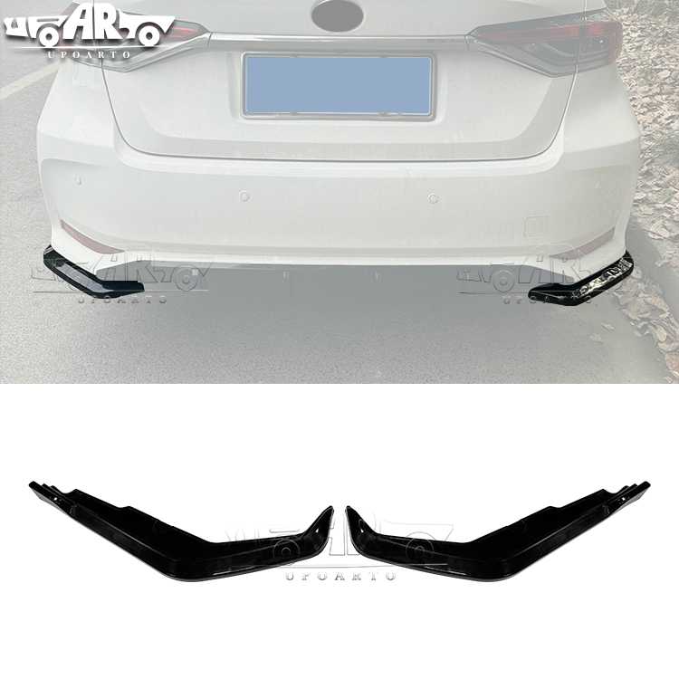 AR-Toyota-0167 Rear Side Splitter for Toyota Corolla Sedan 2019-2023