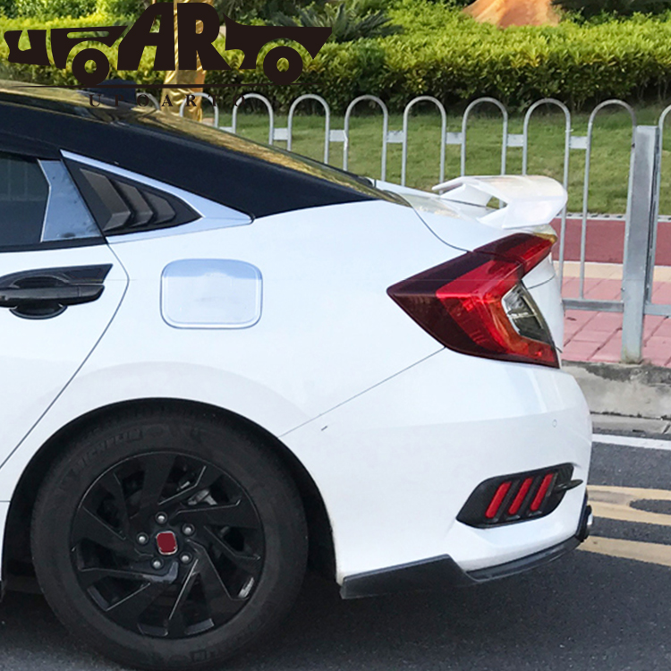 GT Plane Type Rear Spoiler For Honda 10th Gen Civic 2016-2020
