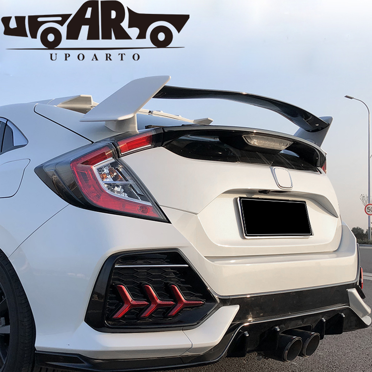 AR-Honda-028 Type R Style Rear Spoiler For Honda 10th Civic Hatchback 2016 2017 2018 2019 2020 2021
