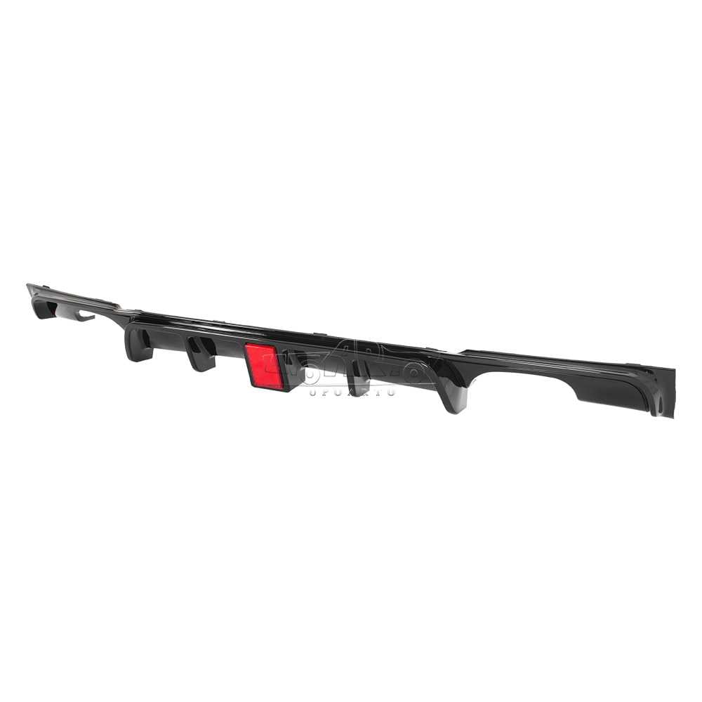 AR-BMW-0411 Rear Lip With Lamp Left And Right Dual Exhaust Pipes for BMW 3 Series F30 F35 M Sport 2012-2018
