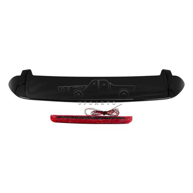 AR-Honda-071 With Brake Light Rear Spoiler For Honda Fit Jazz Hatchback 2004-2007