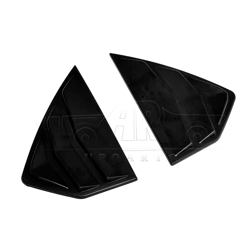 AR-Mazda-009 Rear Side Window Louver Cover Trim for Mazda 3 Hatchback 2019+