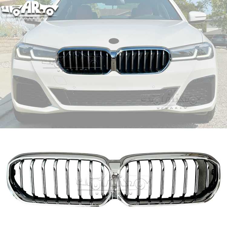 AR-BMW-0338 شبك أمامي أصلي لموديل بي إم دبليو سلسلة 5 G30 LCI 2021-2023
