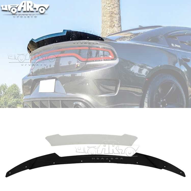 AR-Dodge-027 فينوم V2 مشتت خلفي بأسلوب ويكربيل لسيارة دودج تشارجر SRT هيلكات سكات باك 2015-2023