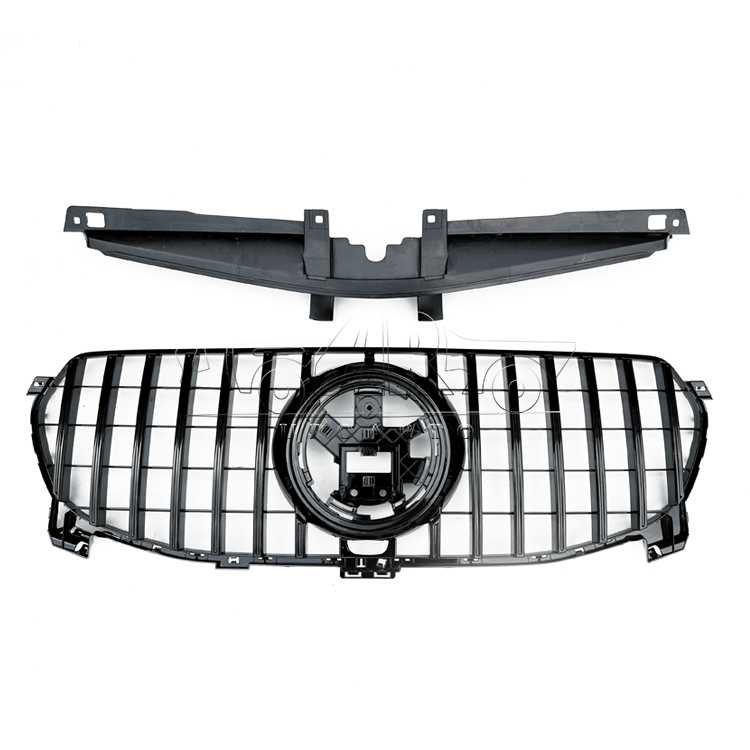 AR-BenZGR-074 OFF-ROAD TİPİ GTR Stil Front Grille Mercedes-Benz GLE W167 2020+ için