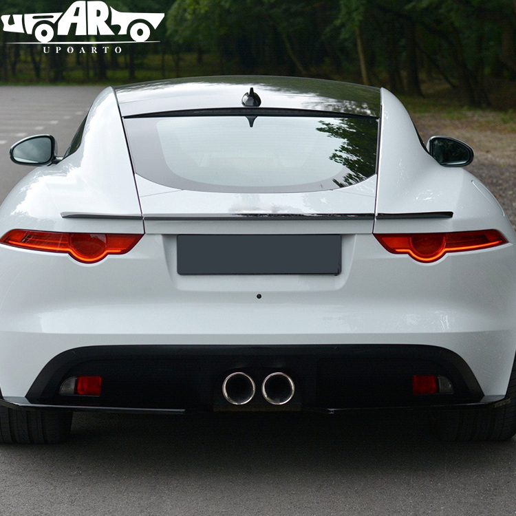 3 Parts Car Rear Spoilers For Jaguar F Type 2013-2017