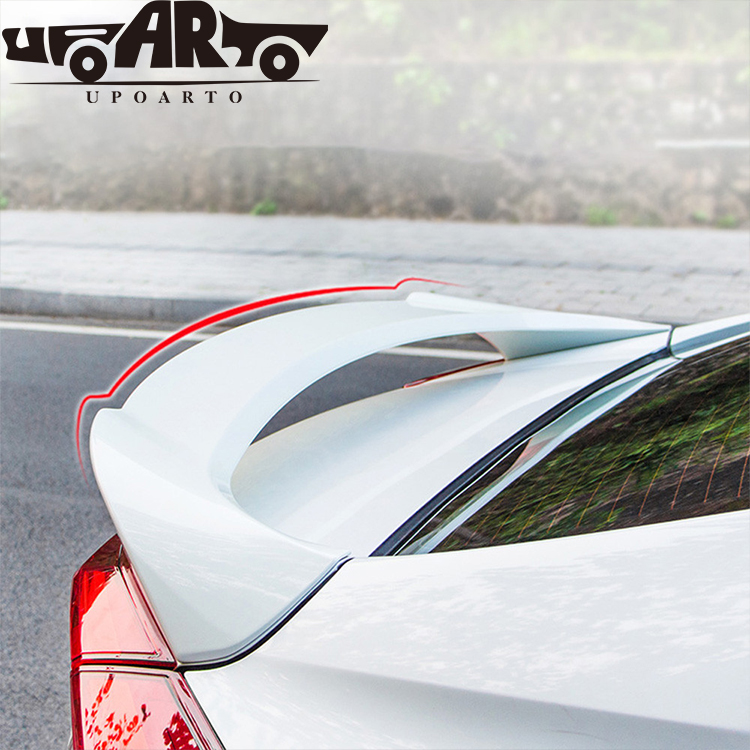 2016-2020 Sport Style With Lamp Trunk Spoiler For Honda 10th Generation Civic