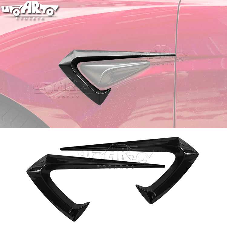 AR-Tesla-033 غطاء زخرفي لهوائي الكاميرا الجانبي بنمط Aero لسيارة Tesla Model 3 2023+