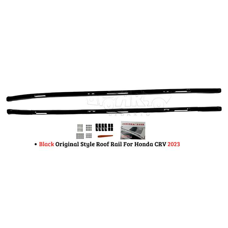 AR-Honda-0145 Black Original Style Roof Ra il for Honda CRV 2023