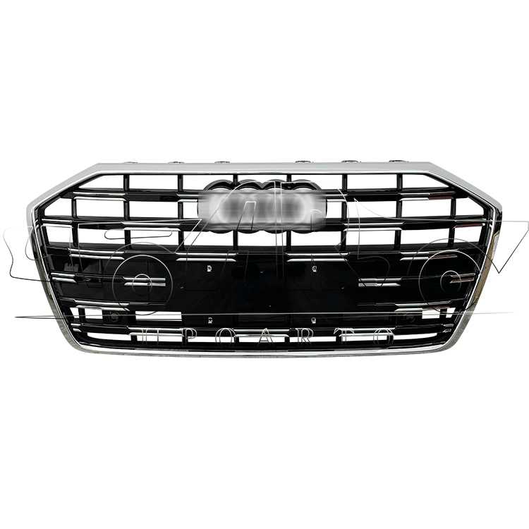 AR-AUDI-0117 Peningkatan ke Versi Tinggi Grille Depan Mobil untuk AUDI A6 C8 2019-2022