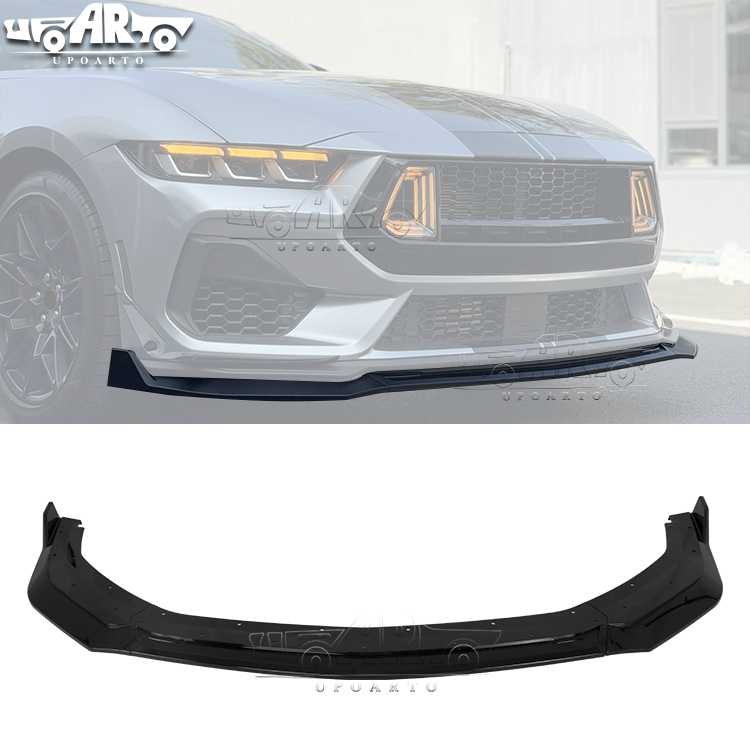 AR-Mustang-033 Style 2 3 Parts Front Lip for Ford Mustang GT S650 2024+