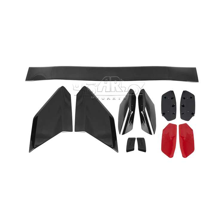 AR-Honda-023 Type R stílusú hátsó spoiler a Honda 10. generációs Civic Sedan 2016 2017 2018 2019 2020