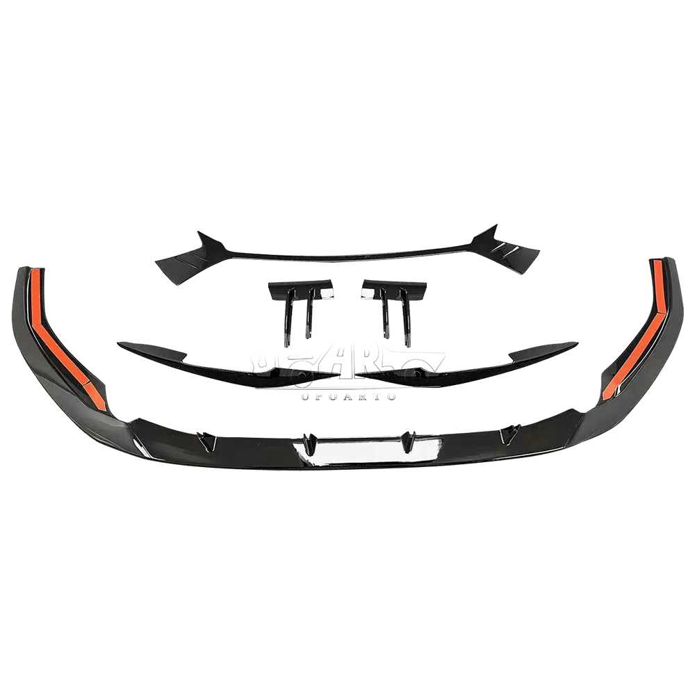 AR-AUDI-0136 Front Lip & Front Bumper Air Vent & Front Fog Light Eyelid & Front Grill Garnish for AUDI A4 S4 B9 Facelift 2020-2025