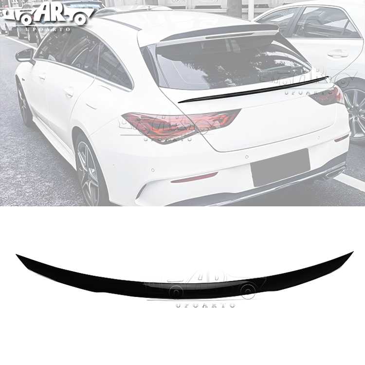 AR-BenZ-0146 Mid Spoiler for Mercedes BenZ CLA Shooting Brake X118 2019-2022