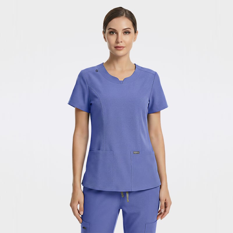 Premium Stretch Scrubs with Secure Pockets, Lasting Color & All-Day Comfort--42346