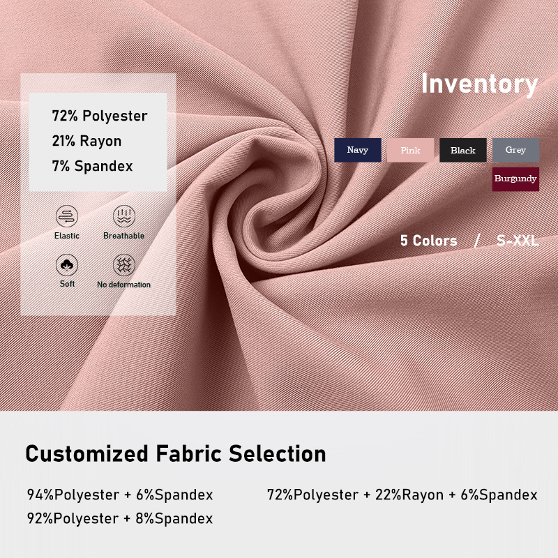 Latest Release Design Crew Neck Fabric Comfortable Scrubs Uniforms Sets 42368
