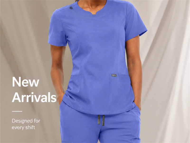 New Arrival: NIAAHINN 42346 Women’s Stretch Medical Scrubs Set