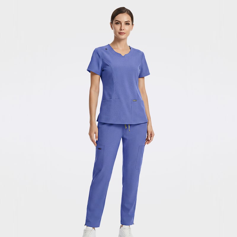 Premium Stretch Scrubs with Secure Pockets, Lasting Color & All-Day Comfort--42346