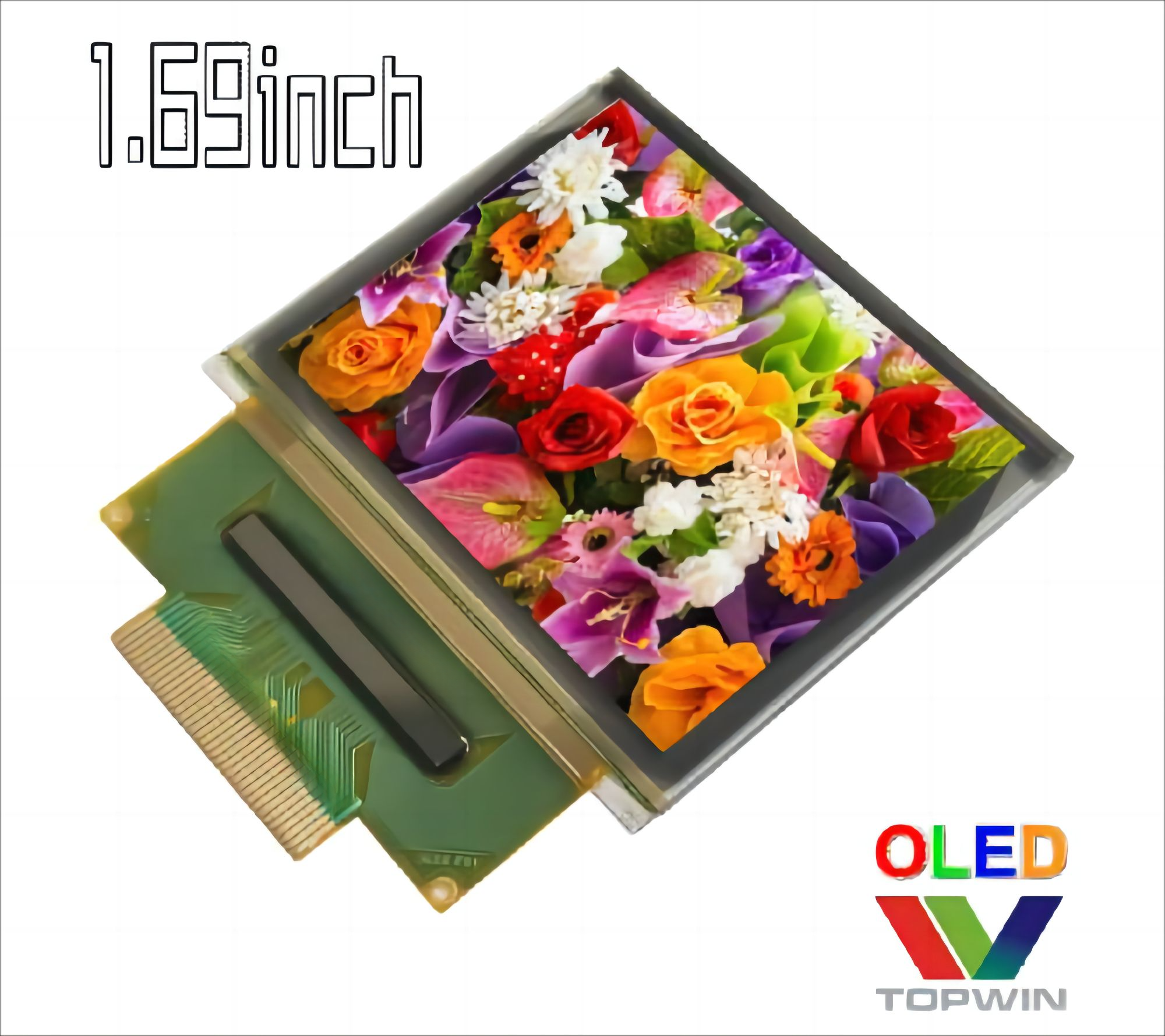1.69 Inch Oled Screen 160x128 Resolution Small Screens Small Displays UG-6028GDEFF01 Full Color Small Oled Display Panel SSD1333