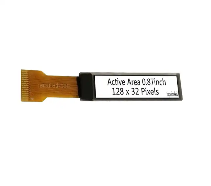 0.87inch 0.87'' oled display screen128x32 Resolution SSD1312 I2C SPI interface