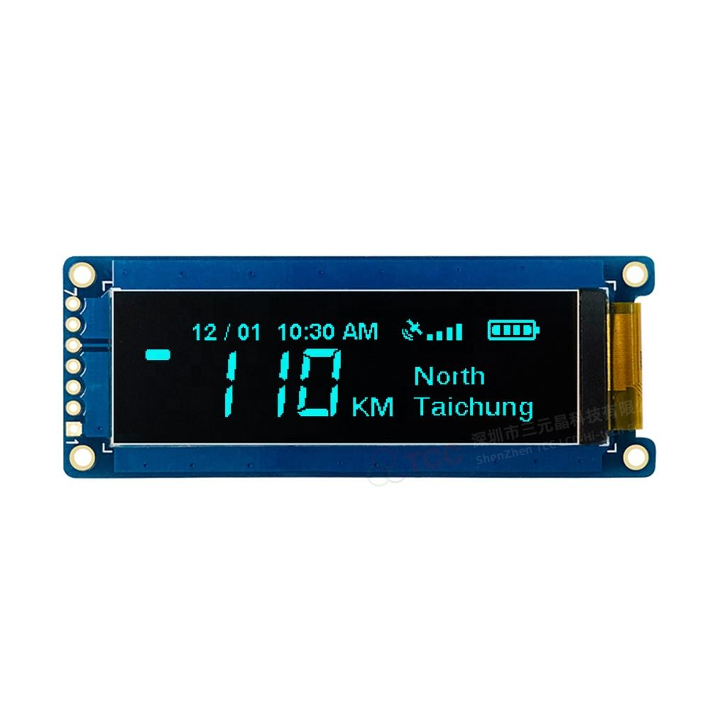 2.08inch oled display module 256X64 Spi I2c Interface Sh1122 Driver 7 Pin 5pin OLED Display