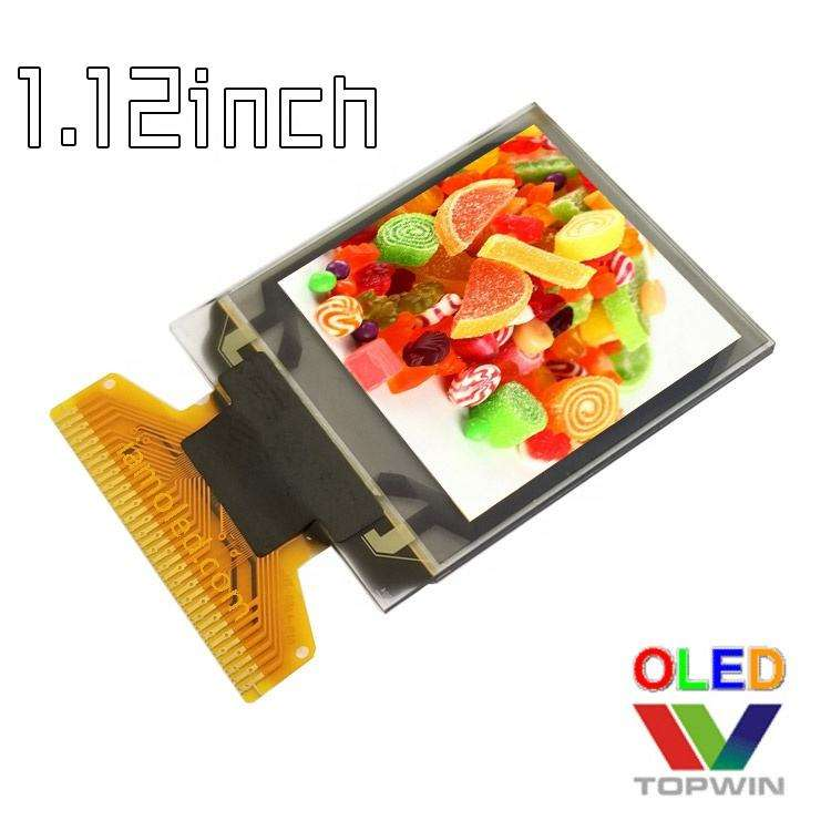 1.12'' 1.12inch 96x96 pixels 65k colorful Welding type small oled screen UG-9696TDDJG02 Parallel, 4-wire SPI