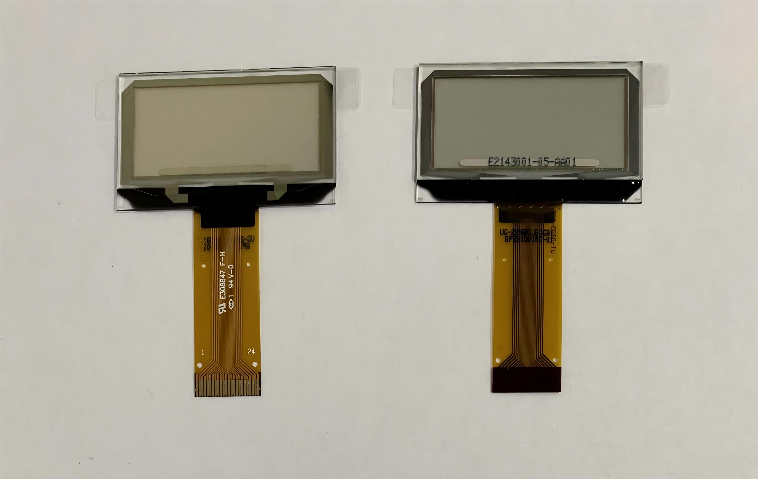 Transparent 1.51inch resolution 128x56 OLED display panel ssd1309