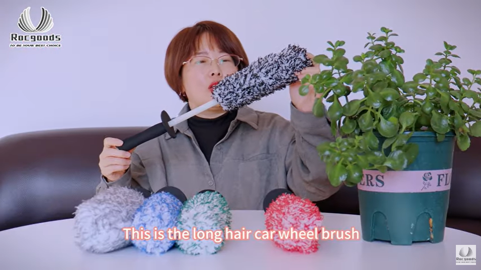 Long Pile Wash Tire Cleaning Brushes Deep Cleaning