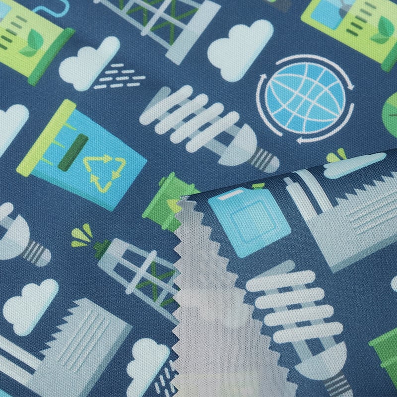 Knitted printing waterproof tpu fabric