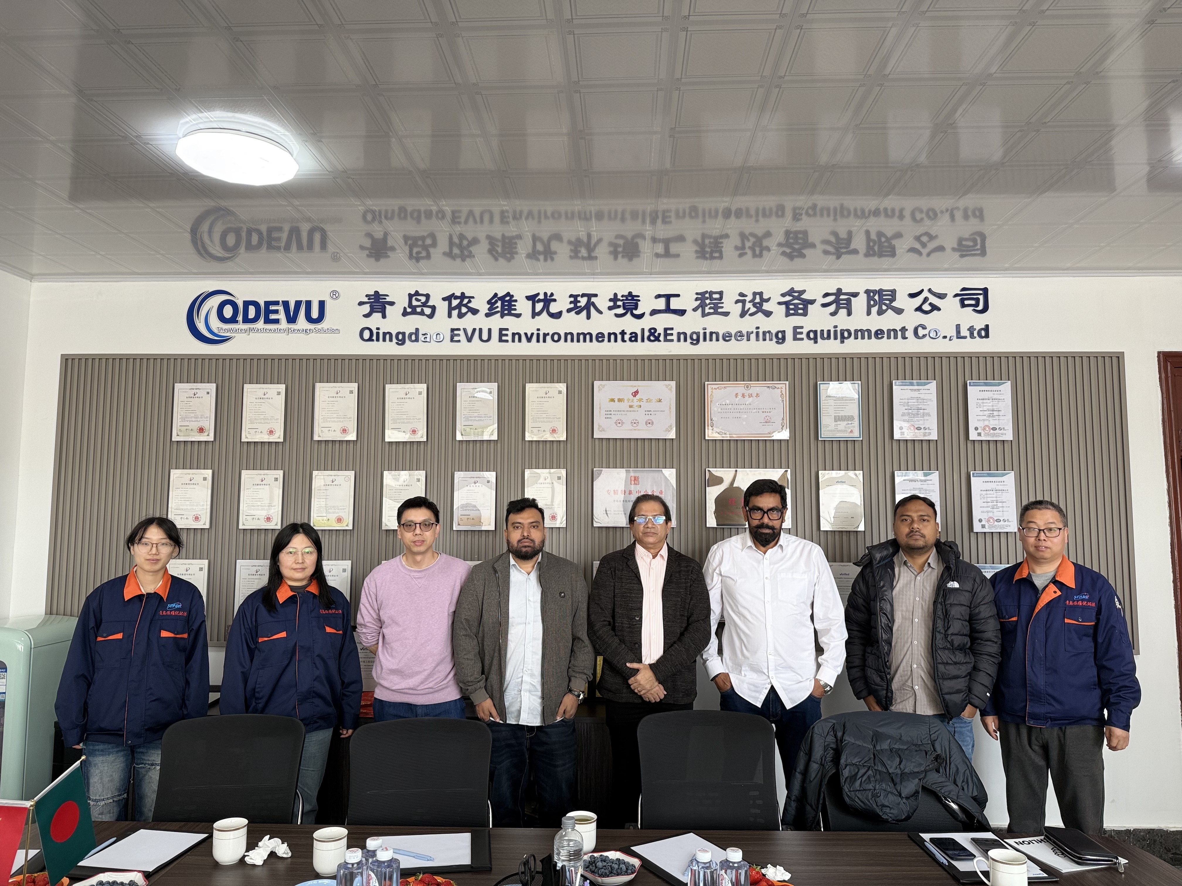 Mahadi Company from Bangladesh Visits Our Company for Wastewater Treatment Project Cooperation1