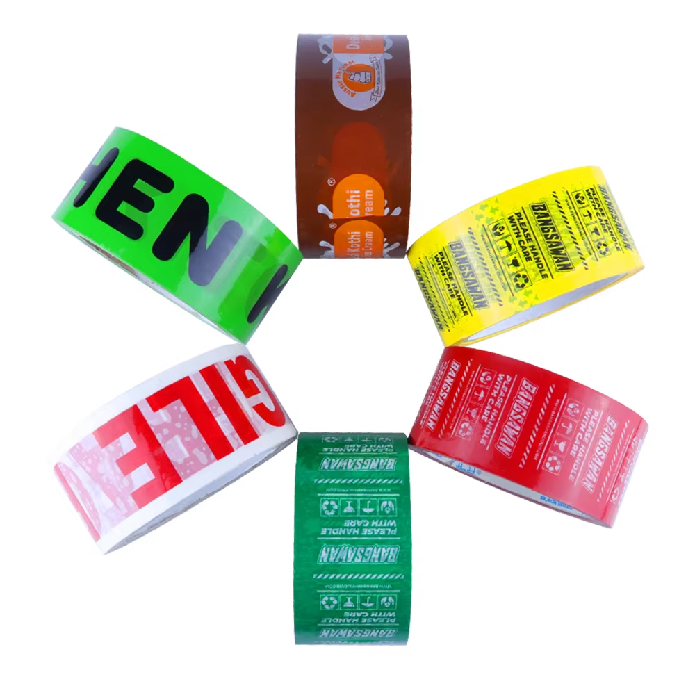 Wholesale Price clear Printed Packing Tape Custom Heavy Duty Shipping Box Tape With Company Logo