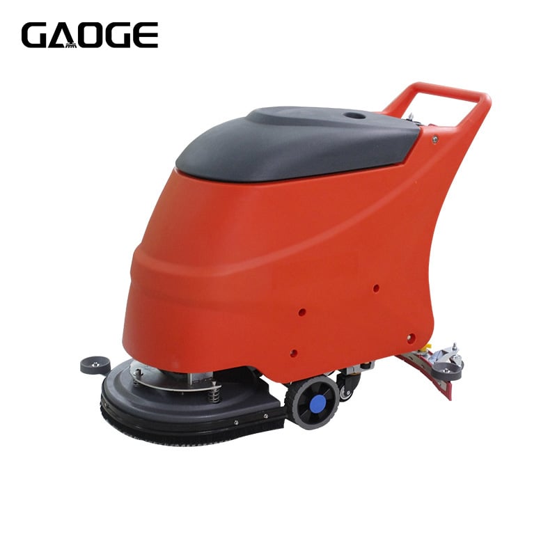 GAOGE A2 Commercial Walk-Behind Floor Scrubber Dryer with 55L Tanks