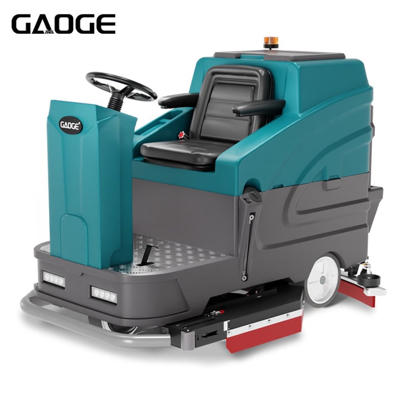 GAOGE X96 Ride-On Floor Scrubber | Dual Brush Industrial Cleaning Machine with 170L Water Tank