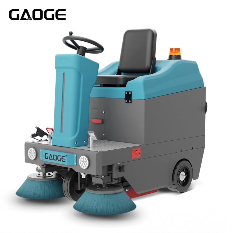 S1 Ride-On Road Sweeper | Dual Side Brushes, Wide 1250mm Path & Dust Suppression