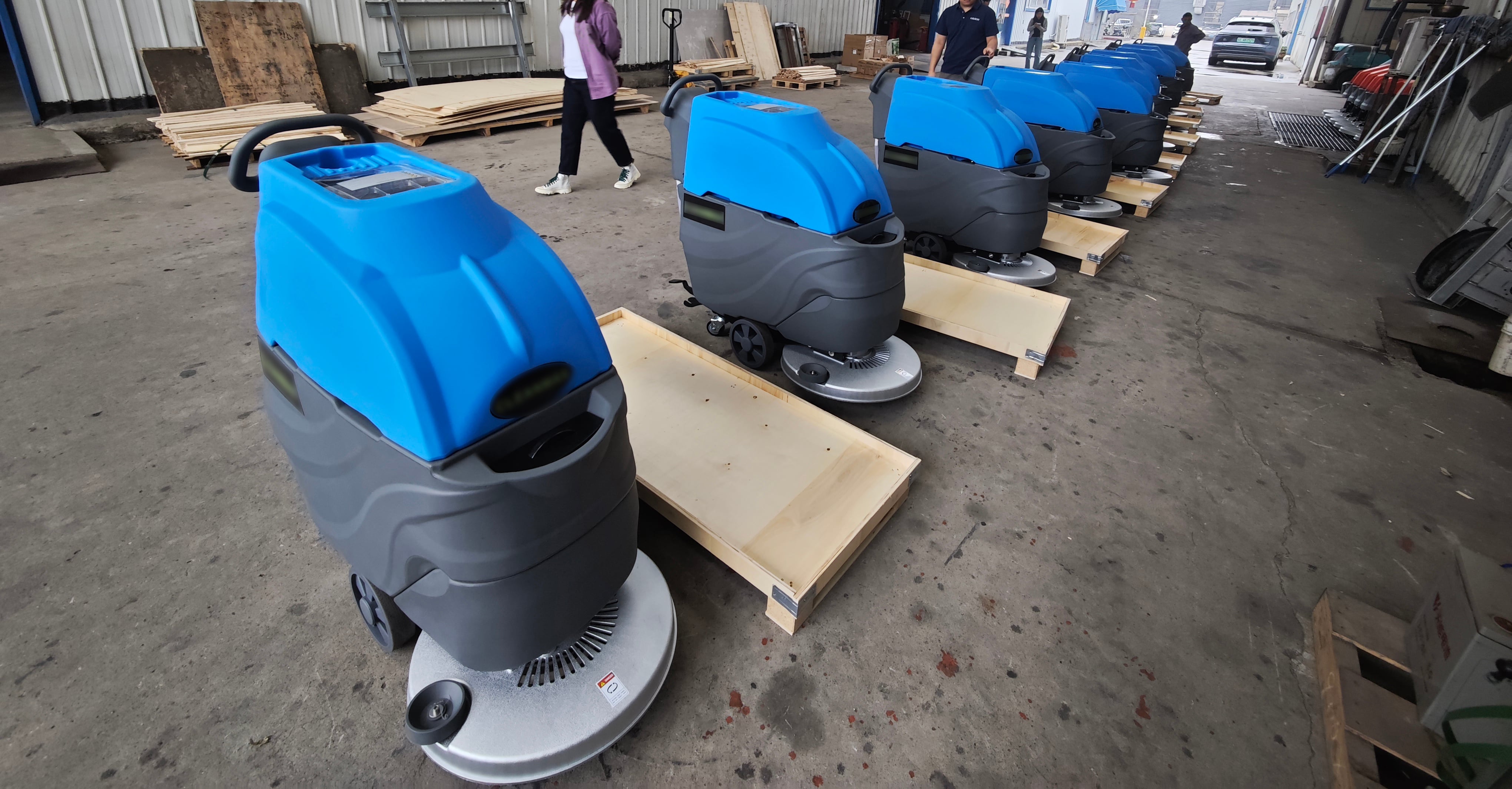Malaysian Distributor Orders 10 A1 Walk-Behind Floor Scrubbers with Custom Logo