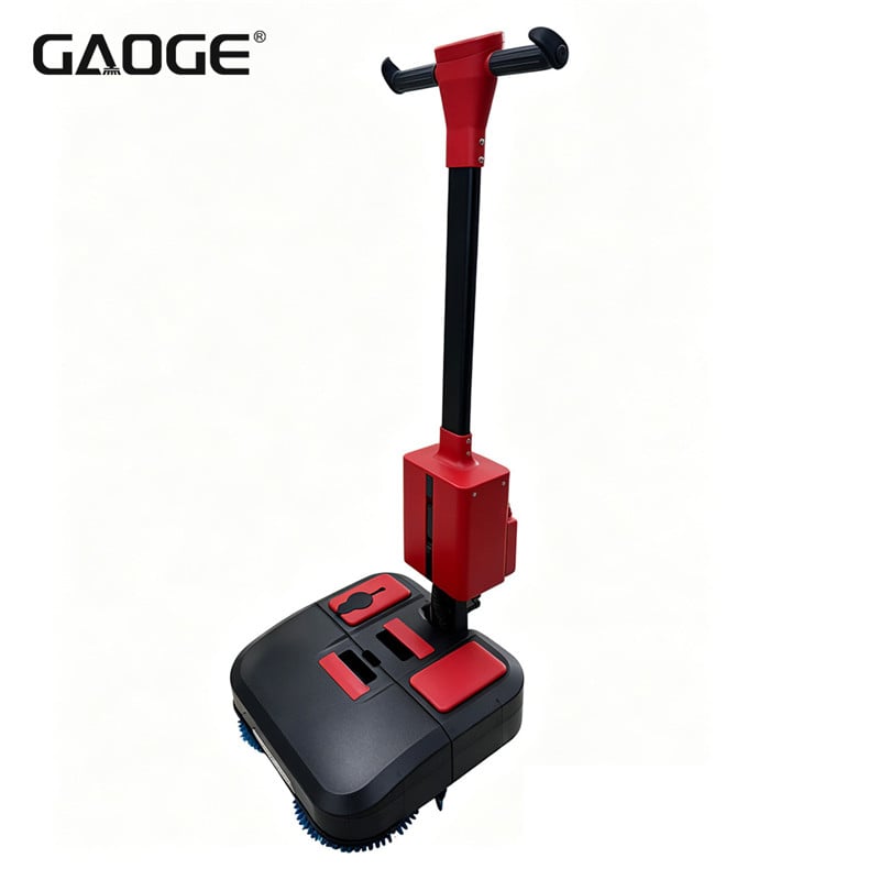 M4 Mini Walk Behind Floor Scrubber | Compact Commercial Floor Cleaning Machine with Magnetic Brush Disc
