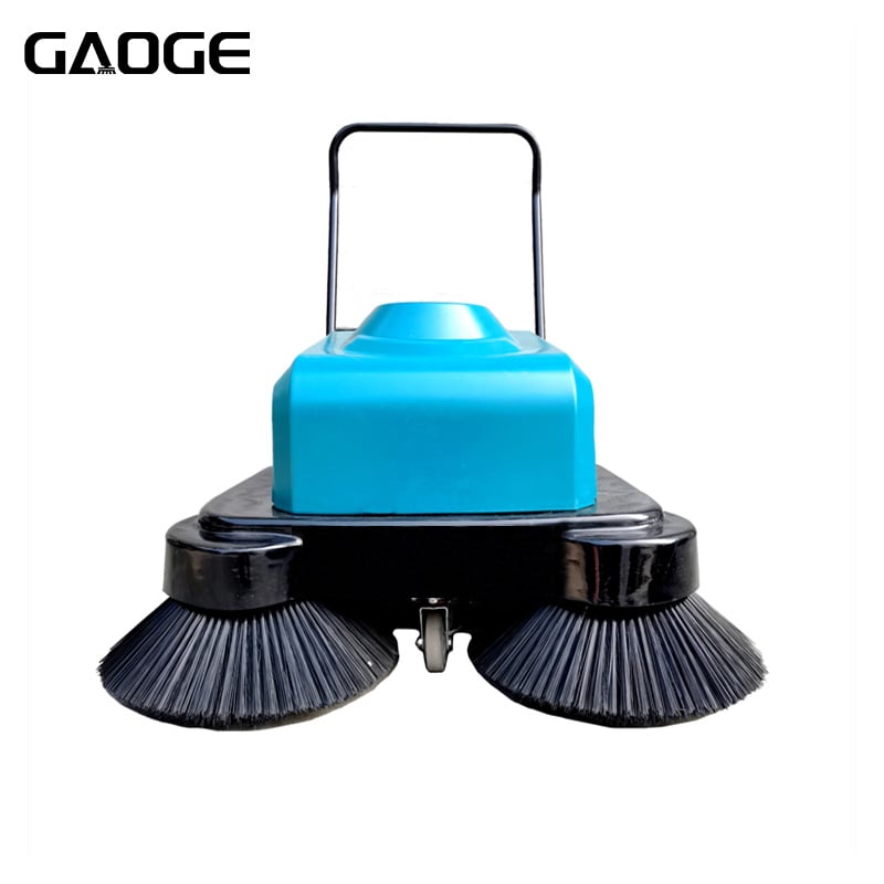 gaoge f660 ride on floor scrubber battery operated automatic dual brush commercial cleaning machine for industrial use-8