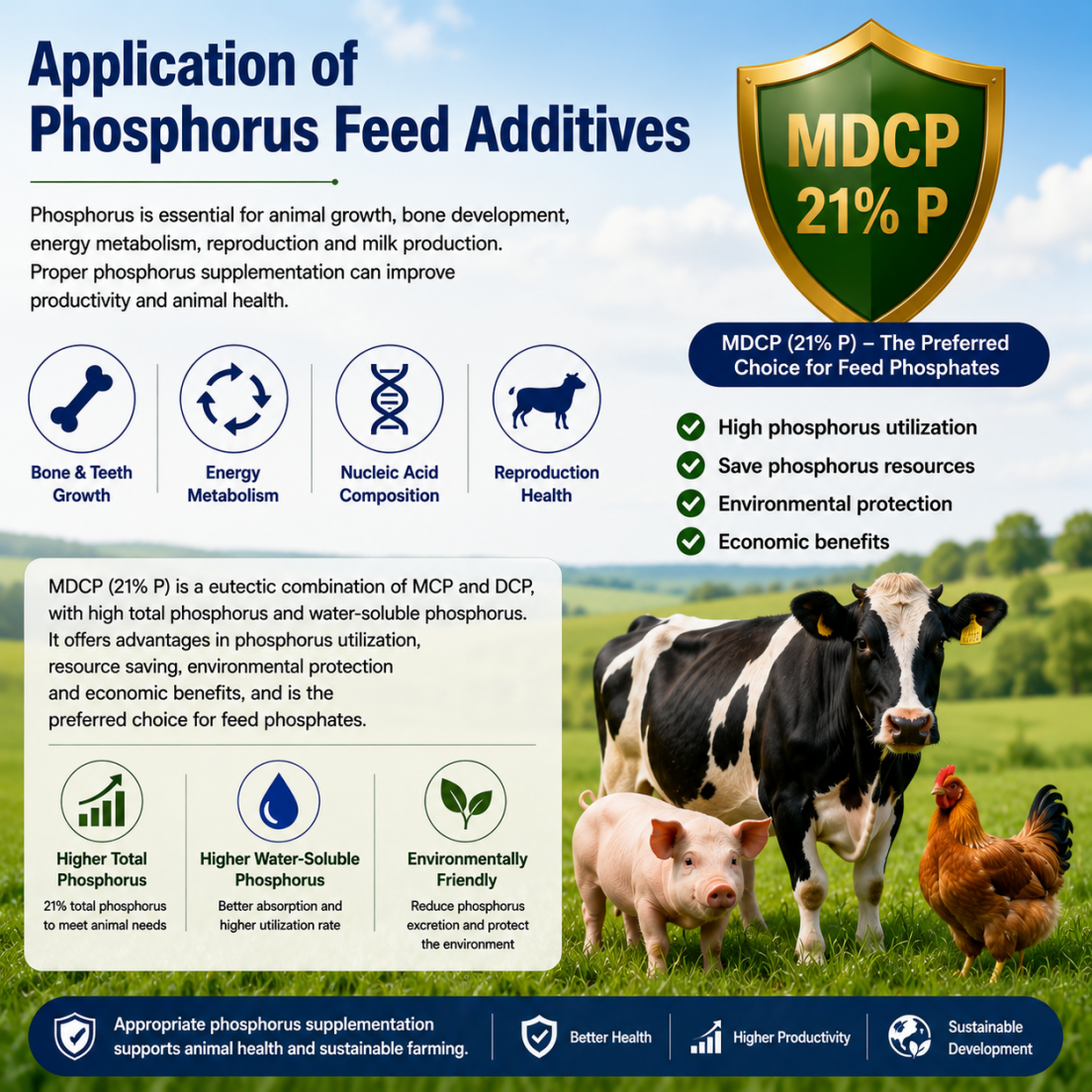 Application of Phosphorus Feed Additives