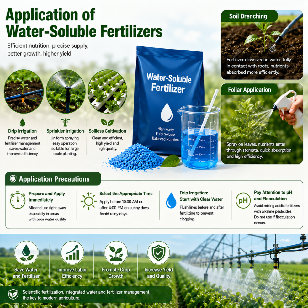 Application Methods for Water-Soluble Fertilizers