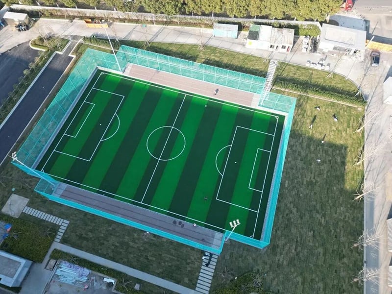 Say goodbye to the annoyance of particles! Shizumei 96,000 + high-density no-fill turf, the top choice for upgrading the new generation of courts