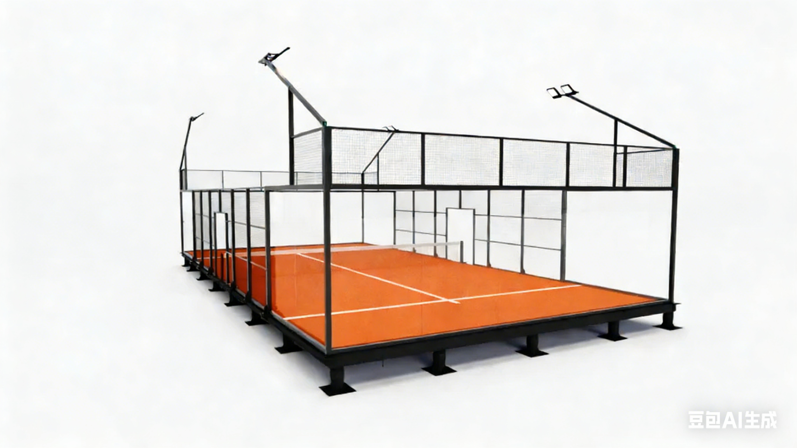  Ready-to-Use Padel Court Modular Rapid Construction Solution