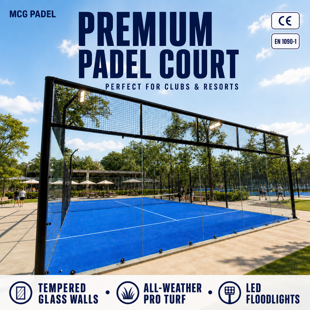 Padel Court Manufacturer for Distributors | OEM & ODM, 12 Court Models, CE & EN 1090-1 Certified