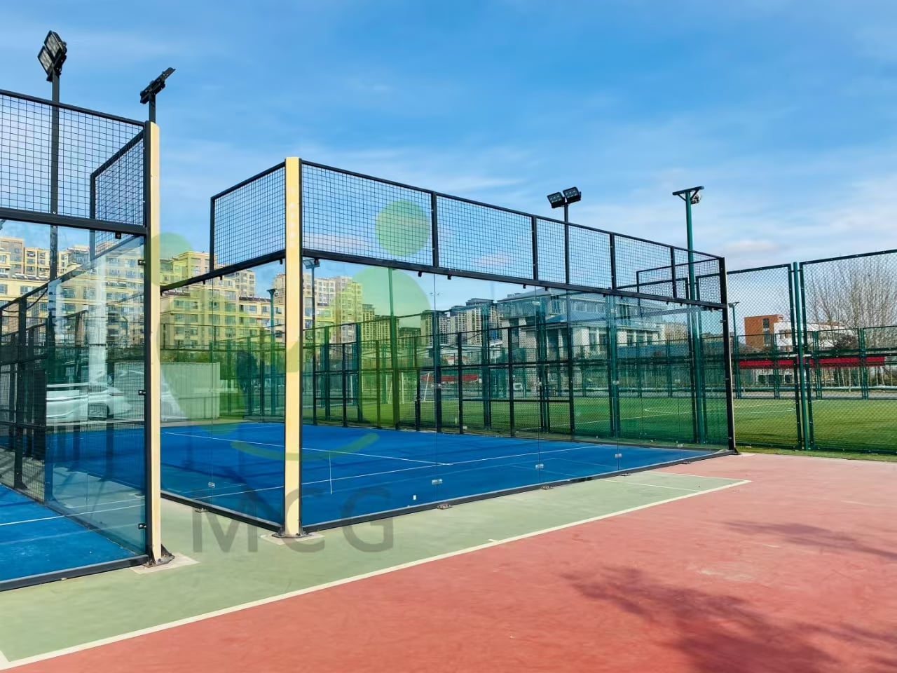Top Sale Great Quality Indoor Outdoor Padel Grass Padel Turf Court Cancha De Padel Customized Portable Paddle Tennis Court