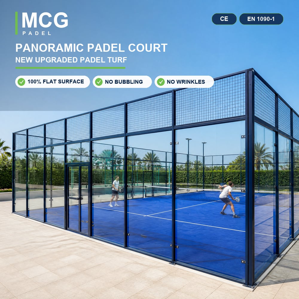 Padel Courts for Resorts & Hotels | Roofed and Shaded Courts, Custom Colours, CE & EN 1090-1 Certified