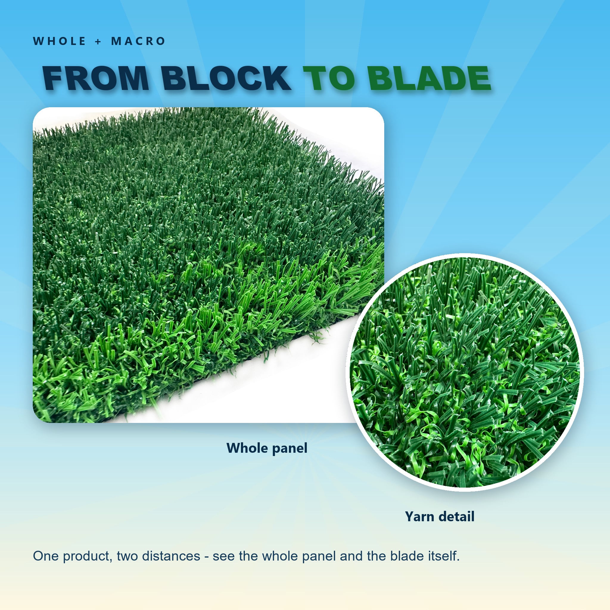 MCG Zero-Infill Football Turf - No Top-Ups, No Migration, No Rubber Granules to Replace, 96,000+ Stitches 18,000+ Dtex, for Schools and Indoor Arenas
