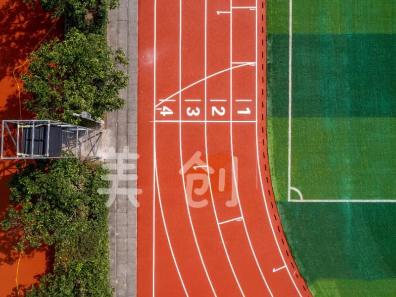 School is back in session. Please give the plastic running tracks on campus a 