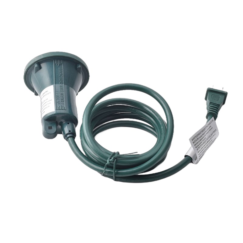 Steker 2 Pin USA UL dengan Soket Lampu E27, 10 A, 110 V, Dibuat Khusus Secara Profesional