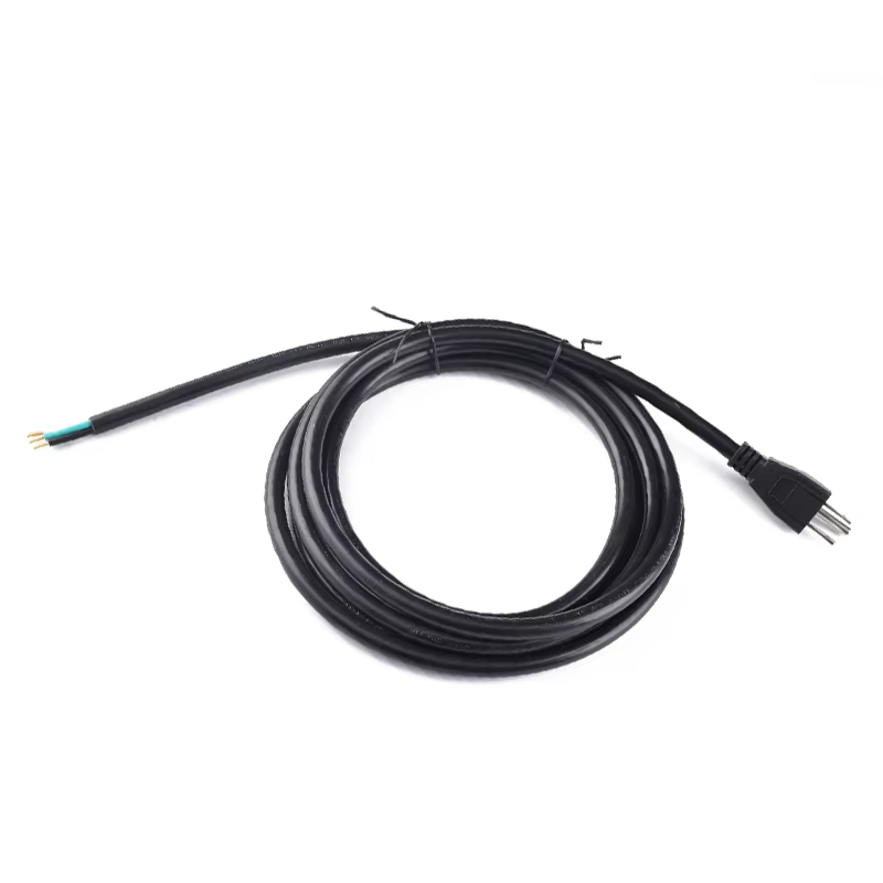 USA 3-Prong Plug 16AWG 6Ft Electric AC Cord Stripped End NEMA 5-15P Power Cord With Open End supplier
