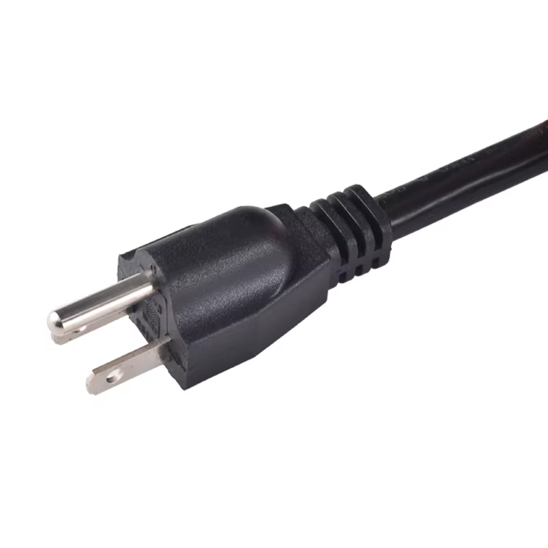 USA 3-Prong Plug 16AWG 6Ft Electric AC Cord Stripped End NEMA 5-15P Power Cord With Open End supplier