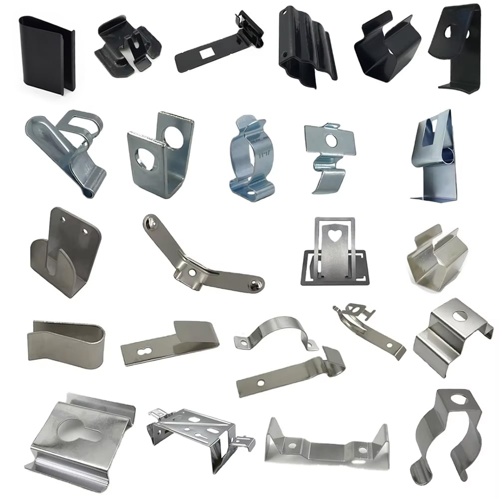 Custom Stamped Metal Clips Manufacturer OEM & ODM Sheet Metal Stamping ISO Certified